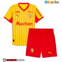 Otroške Nogometnih dresov RC Lens Domači 2025-26 Kratki rokavi (+ hlače)